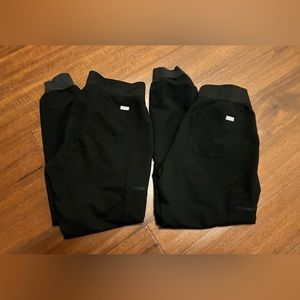 Two FIGS black Zamora scrubs pants size MEDIUM- offers welcomed
